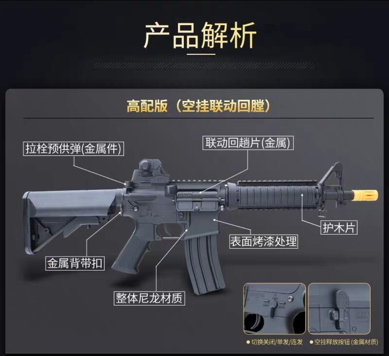 ** 司駿 M4二代回膛版/基本版 Airsoft/Gel-Blaster
