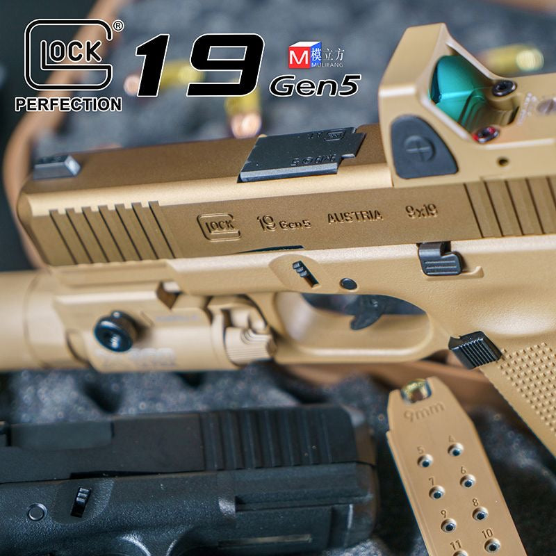 魔立方 Glock G19gen5 反吹拋殼雷射教具