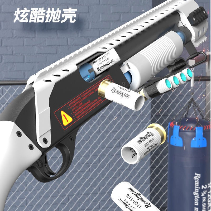 小月亮M870P拋殼軟彈發射器 質感禮盒 海綿軟彈玩具槍 兒童玩具